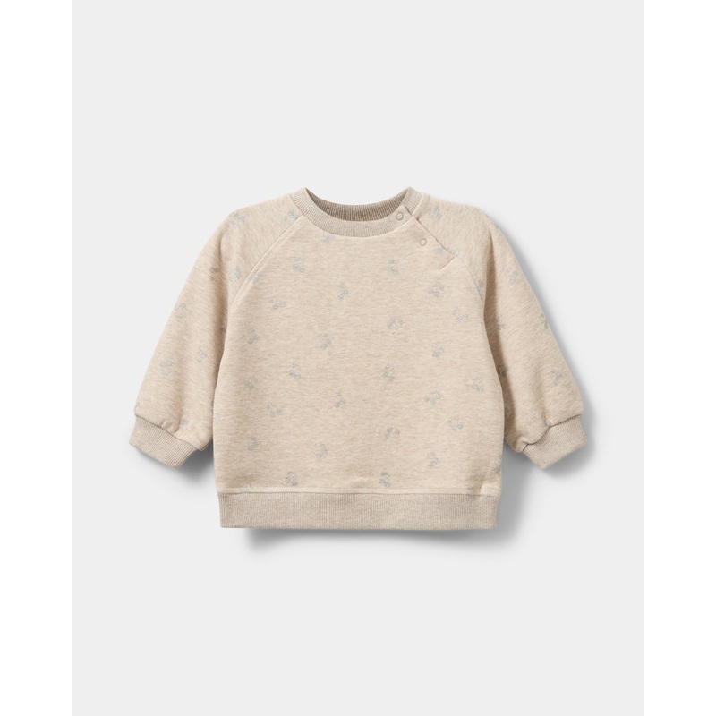 ELISSB SWEATSHIRT – Beige Melange