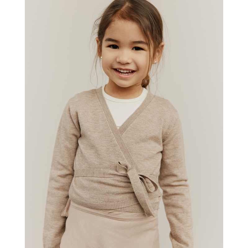 GRACYSK CARDIGAN – Brown melange