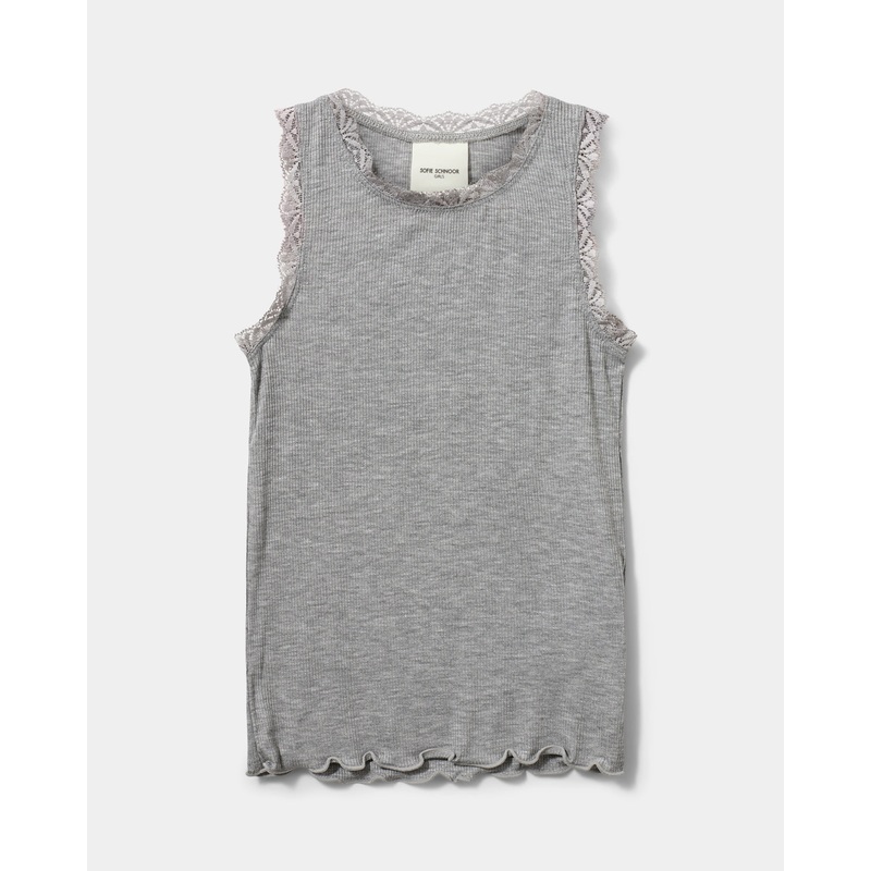 SGASTRIDSY TOP – Grey melange-104 & 116 & 128 & 140 & 152 & 164 & 176