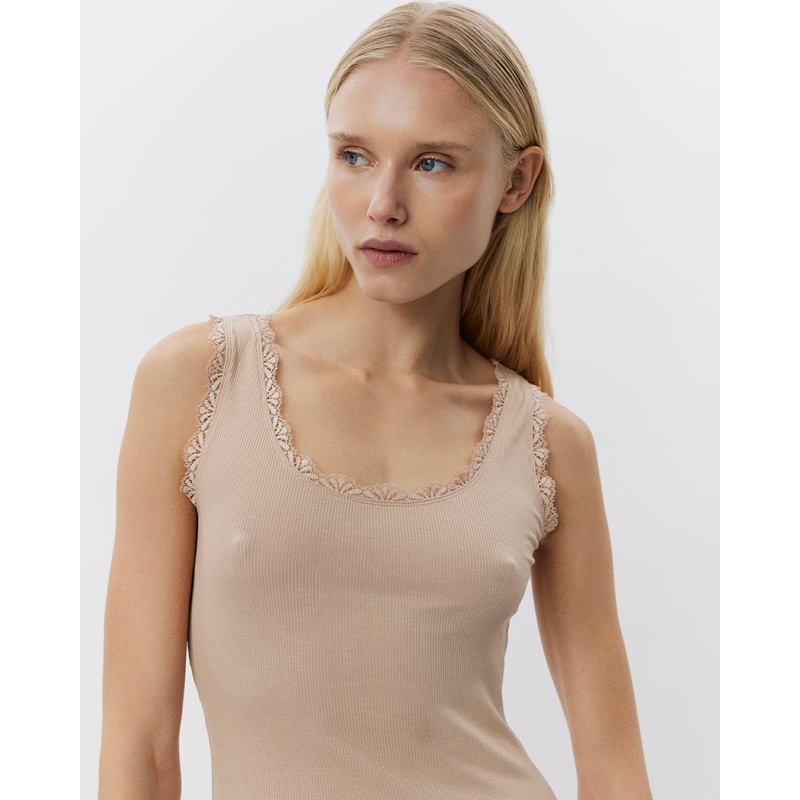 ULRIKKESW TOP – Beige-XS & S & M & L & XL