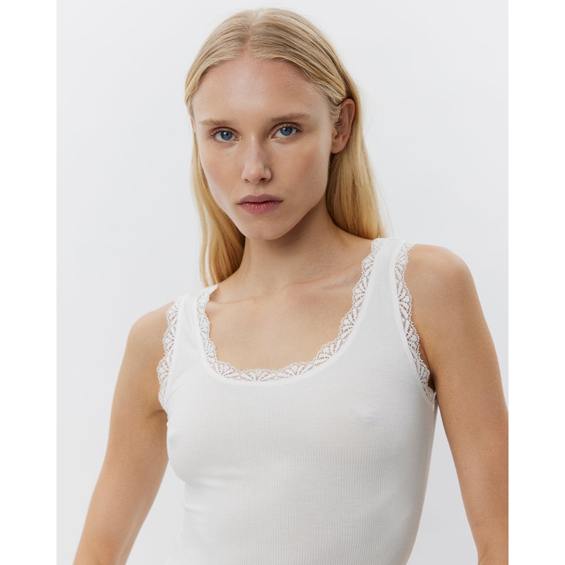 ULRIKKESW TOP – White-XS & S & M & L & XL