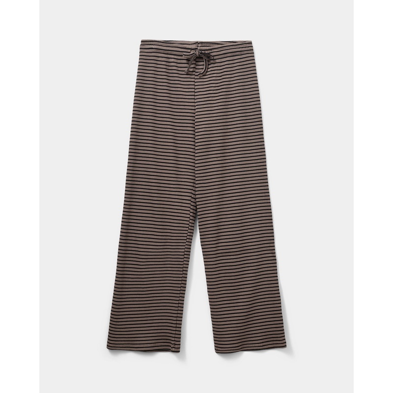ABIGALESY TROUSERS – Brown Striped