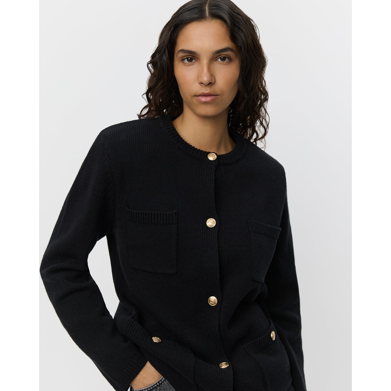 CLAIRESW CARDIGAN – Black-XS & S & M & L & XL
