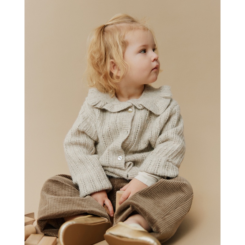 HENNYSK CARDIGAN – Ecru melange