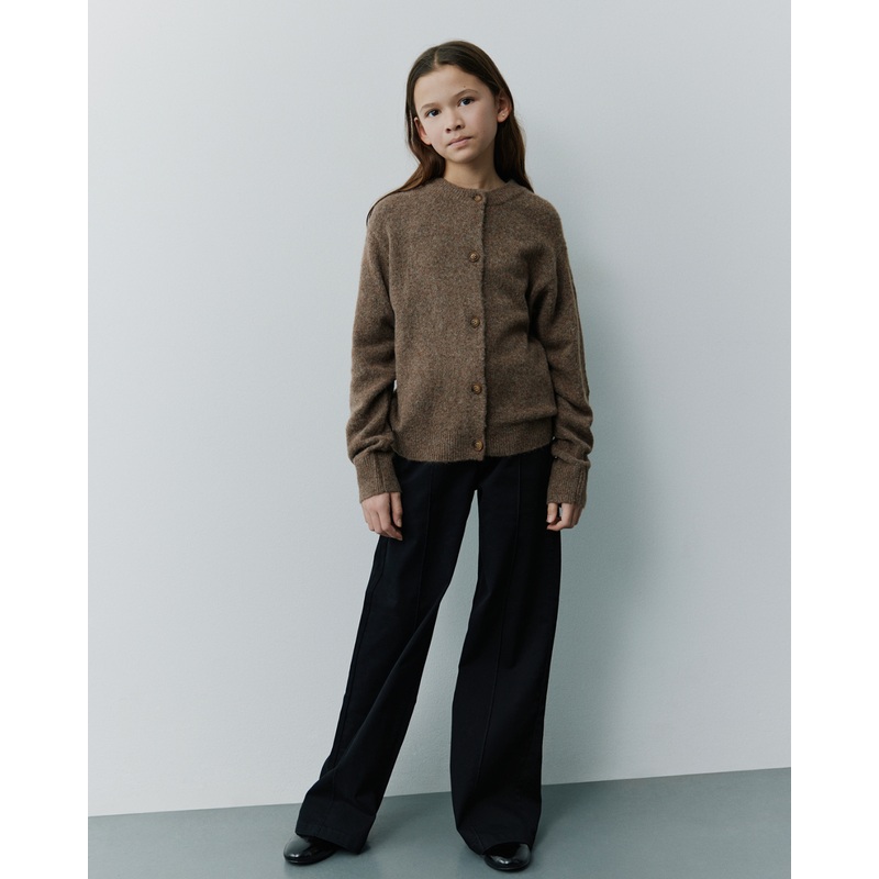 MAURASY CARDIGAN – Brown melange