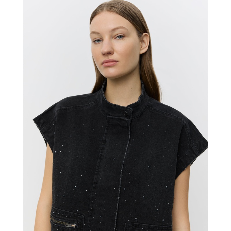 VEGASW VEST – Washed black-34 & 36 & 38 & 40 & 42