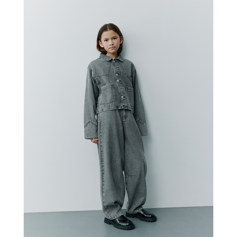 AMAYASY JACKET – Stone Grey-128 & 140 & 152 & 164 & 176