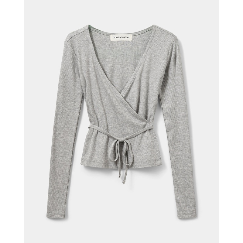 JOODYSY CARDIGAN – Grey melange