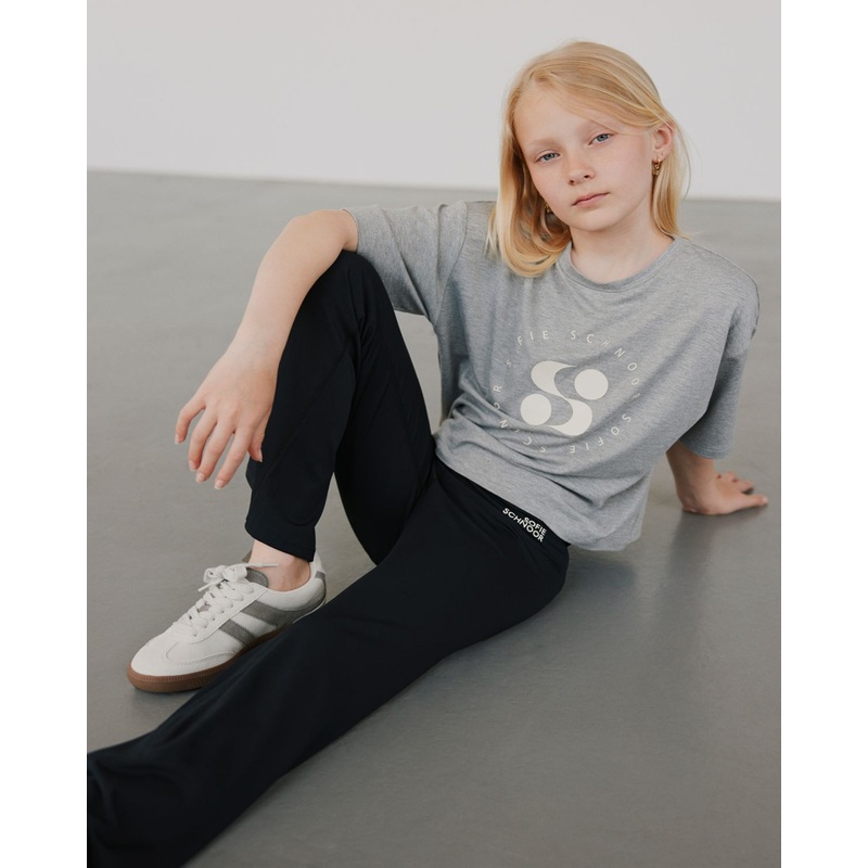 MAISY T-SHIRT – Grey melange-128 & 140 & 152 & 164 & 176