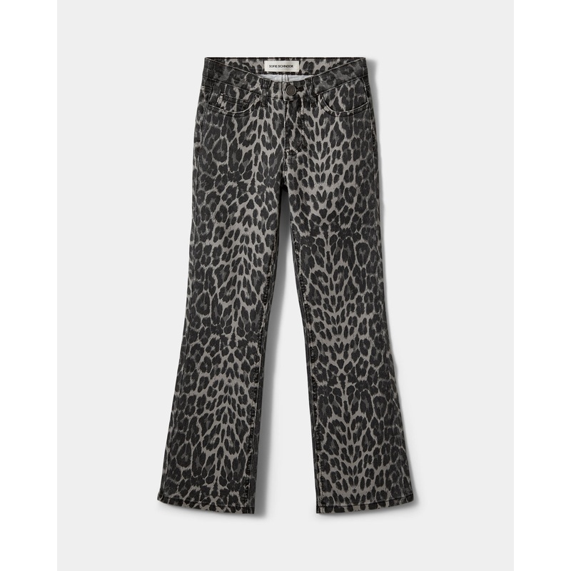 SOFIASY TROUSERS – Grey leopard