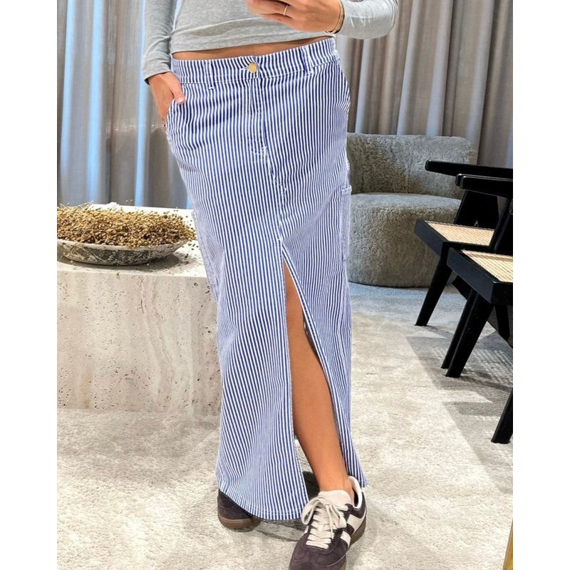 ALAYASW SKIRT – Blue-XS & S & M & L & XL