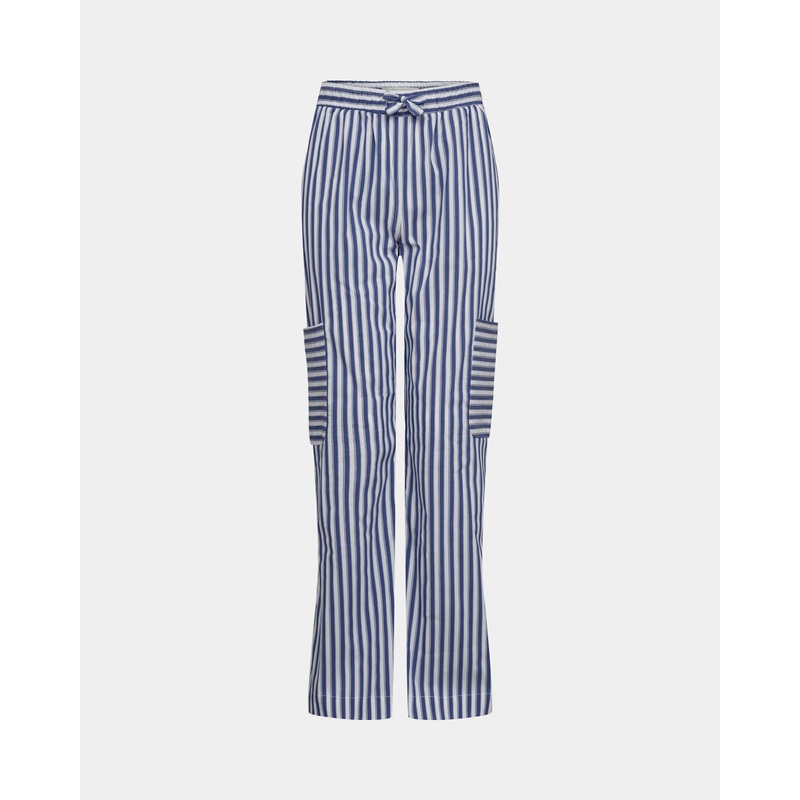 ALMIRASY TROUSERS – Navy Striped