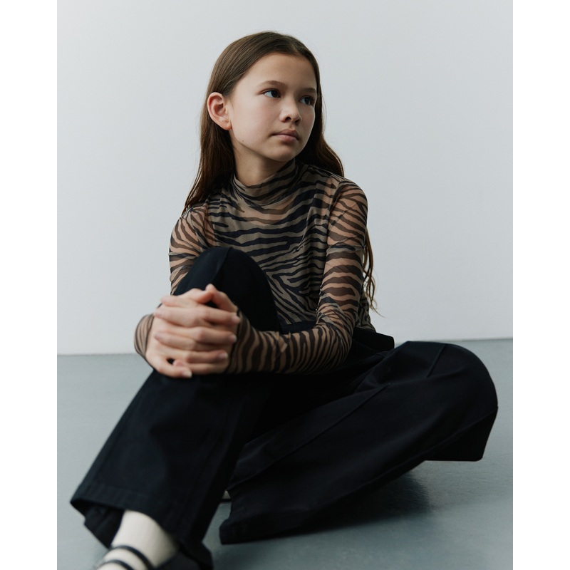 CALLIESY BLOUSE – Brown-128 & 140 & 152 & 164 & 176