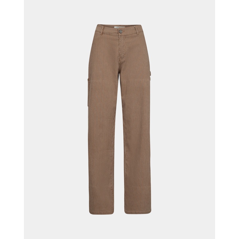 EMILYSW TROUSERS – Brown thin stripe