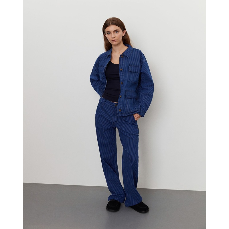 GITTESW TROUSERS – Cobalt Striped