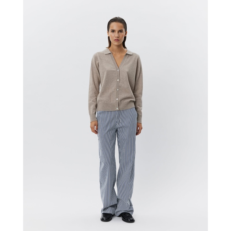 GITTESW TROUSERS – Dark Blue striped