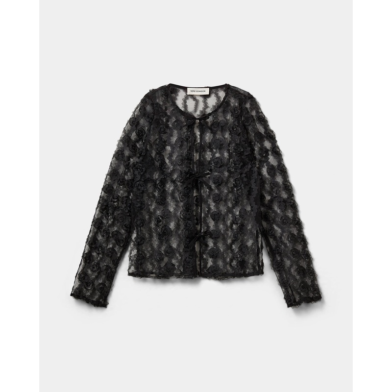 BLISSSY BLOUSE – Black-128 & 140 & 152 & 164 & 176