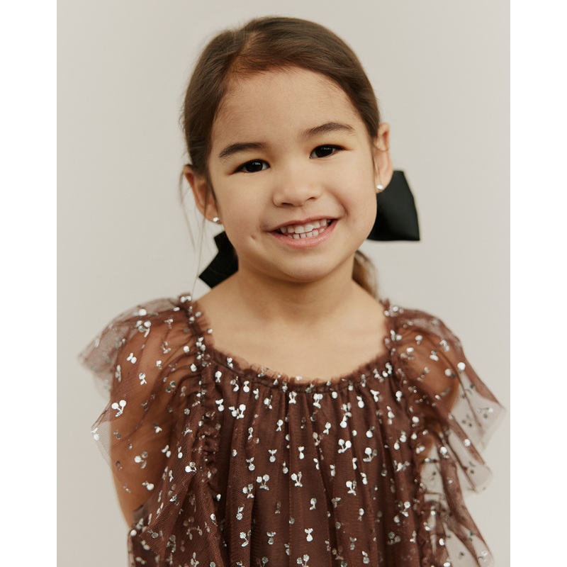 BLOSSOMSB DRESS – Brown-68 & 74 & 80 & 86 & 92 & 98