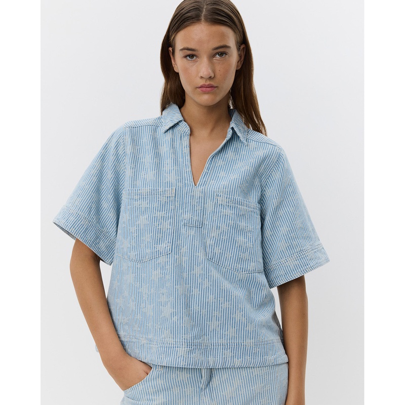 GIANNASW BLOUSE – Light blue-34 & 36 & 38 & 40 & 42