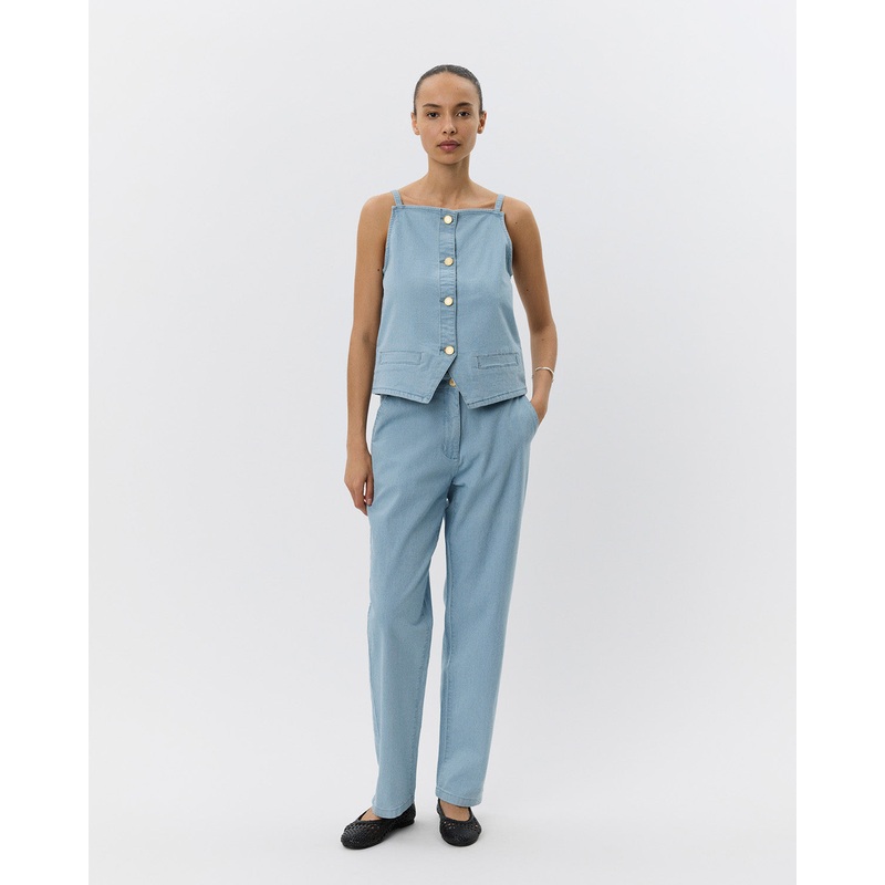 IRISHSW TROUSERS – Light Blue striped