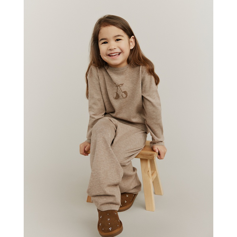 LOVASK TROUSERS – Brown melange