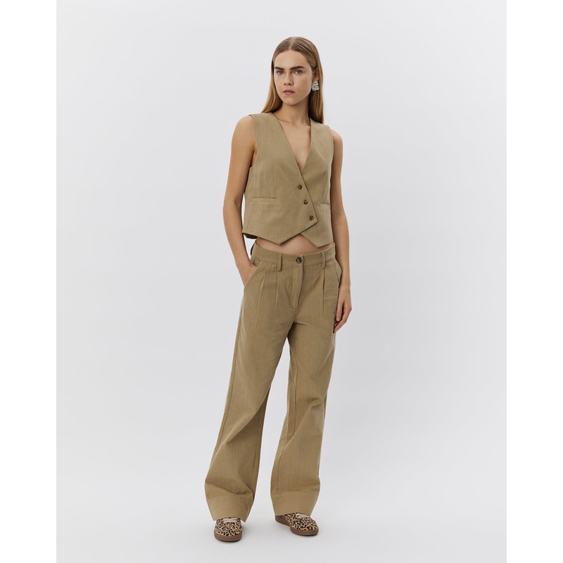 MALINASW TROUSERS – Light camel