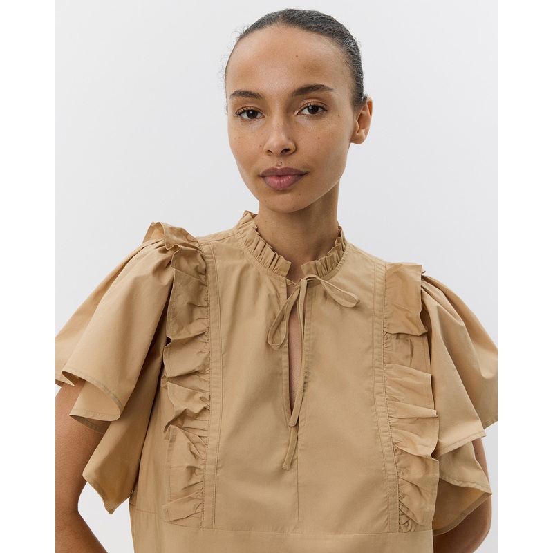 MERLYSW BLOUSE – Camel-34 & 36 & 38 & 40 & 42