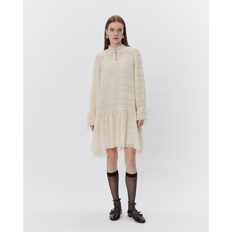 PAISLEYSW DRESS – Off white-34 & 36 & 38 & 40 & 42