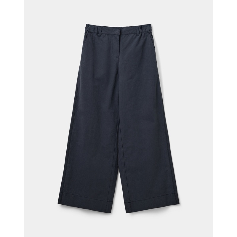 REINESW WIDE LEG TROUSERS – Navy