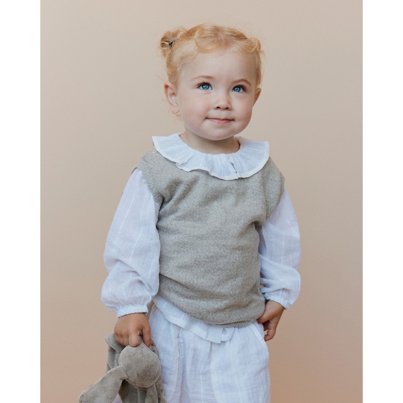 ALMINASB BLOUSE – Snow white-68 & 74 & 80 & 86 & 92 & 98