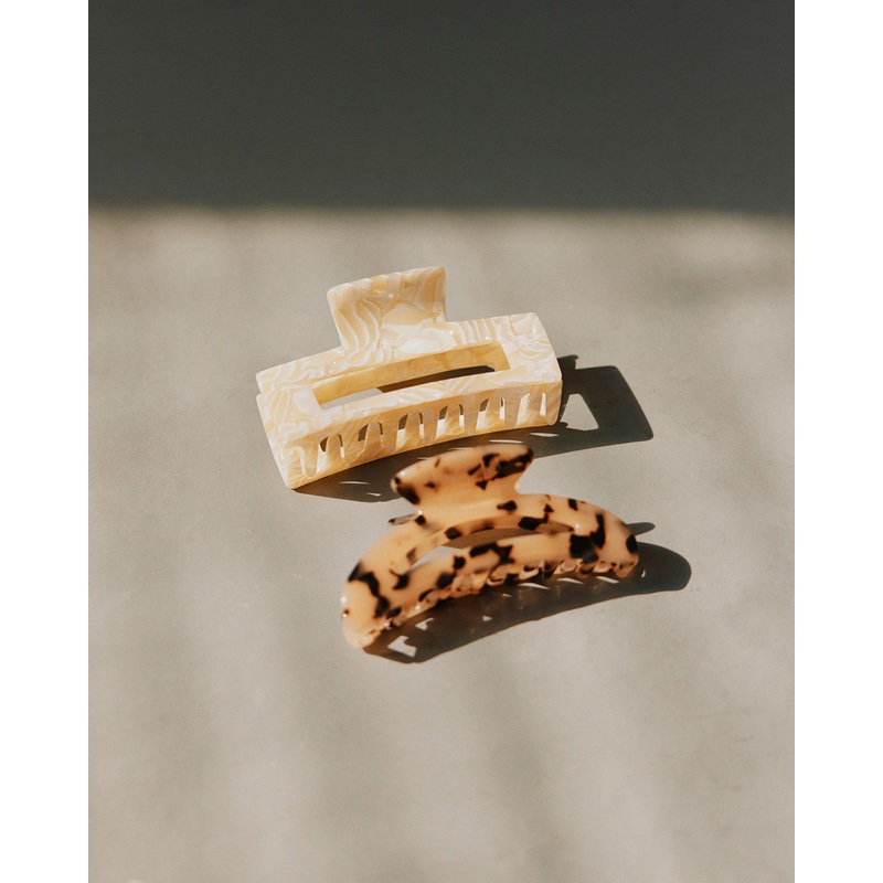 ANIKASY HAIR CLIPS – Off white