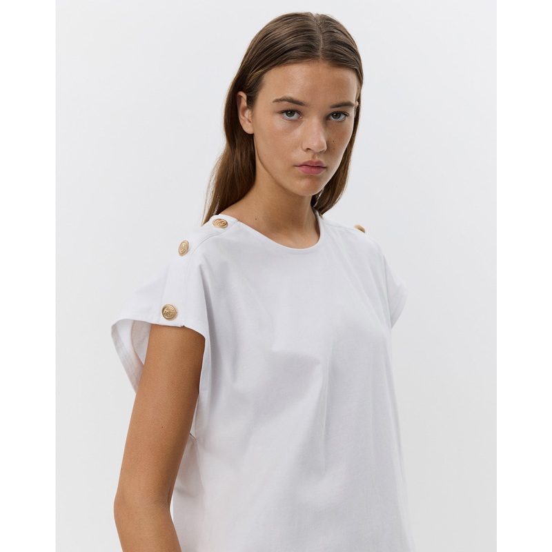 BAYSW T-SHIRT – White gold-XS & S & M & L & XL
