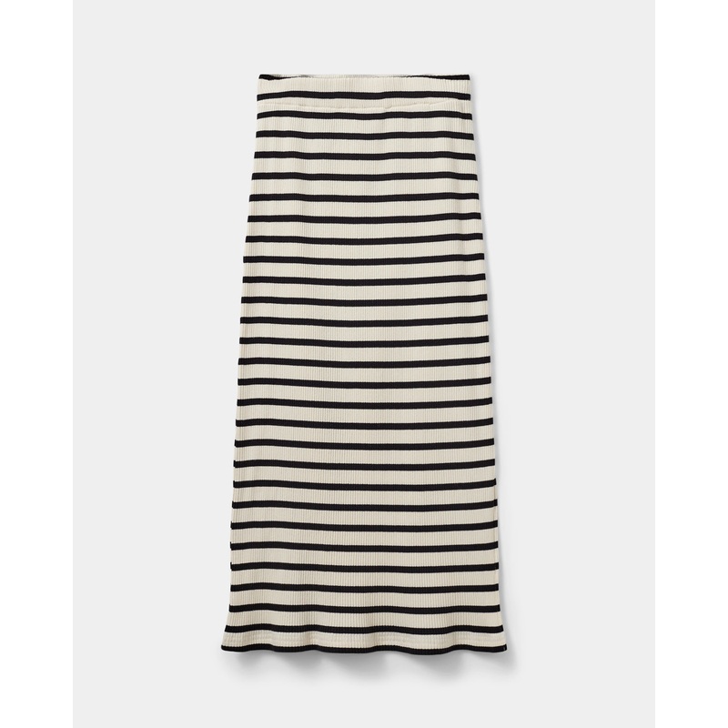 DIZASY SKIRT – Black striped-128 & 140 & 152 & 164 & 176