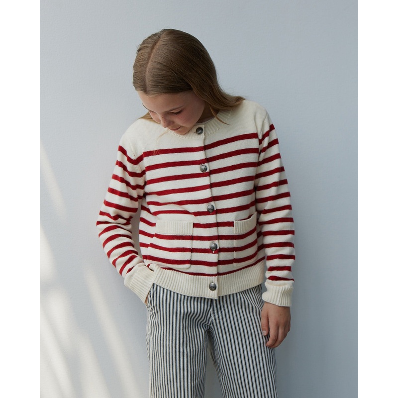 ELCIASY CARDIGAN – Red-128 & 140 & 152 & 164 & 176