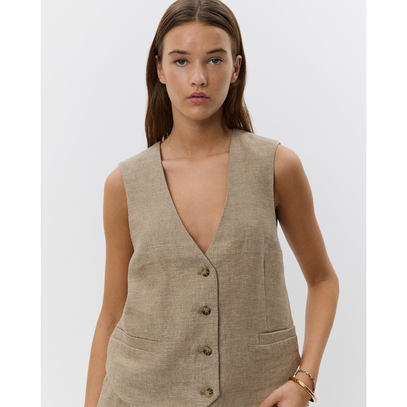 IDASW VEST – Light brown-34 & 36 & 38 & 40 & 42