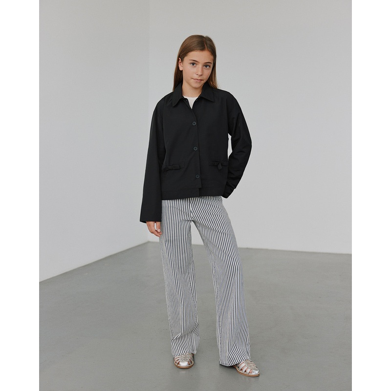 SIENNASY TROUSERS – Black striped