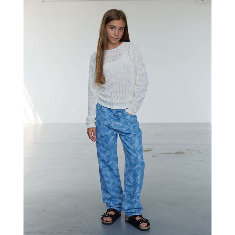 TOKYOSY TROUSERS – Light denim blue