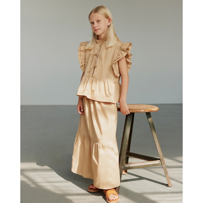 VIVISY SKIRT – Camel-128 & 140 & 152 & 164 & 176