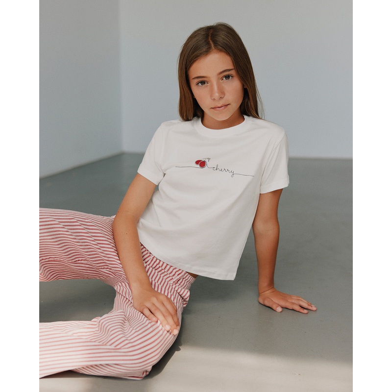 ZIKASY T-SHIRT – Snow white-128 & 140 & 152 & 164 & 176