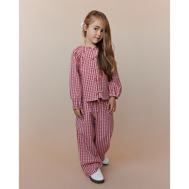 ABIGALESK TROUSERS – Red-98 & 104 & 110 & 116 & 122 & 128