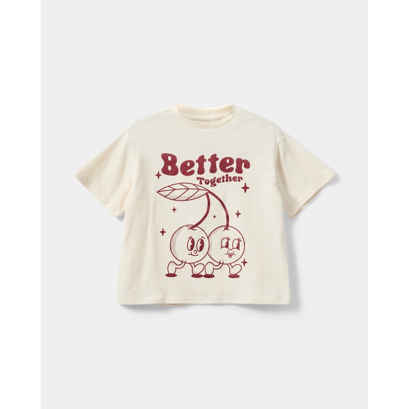 ASTASK T-SHIRT – Snow white-98 & 104 & 110 & 116 & 122 & 128