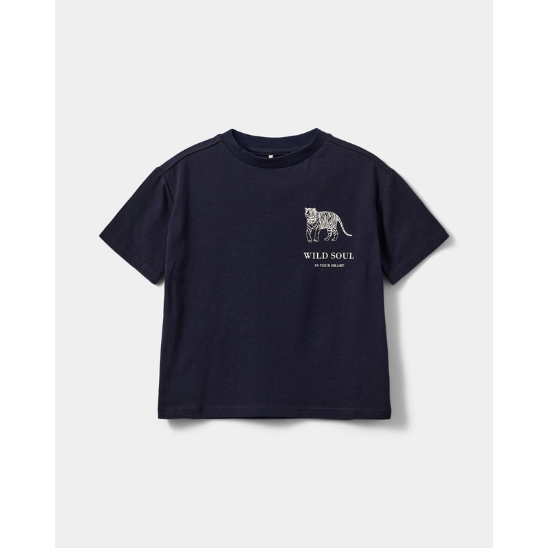 BARRYSK T-SHIRT – Dark Blue-98 & 104 & 110 & 116 & 122 & 128