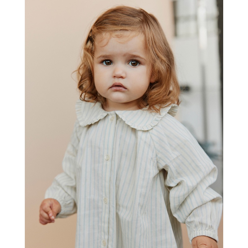 INGASB BLOUSE – Blue striped-68 & 74 & 80 & 86 & 92 & 98