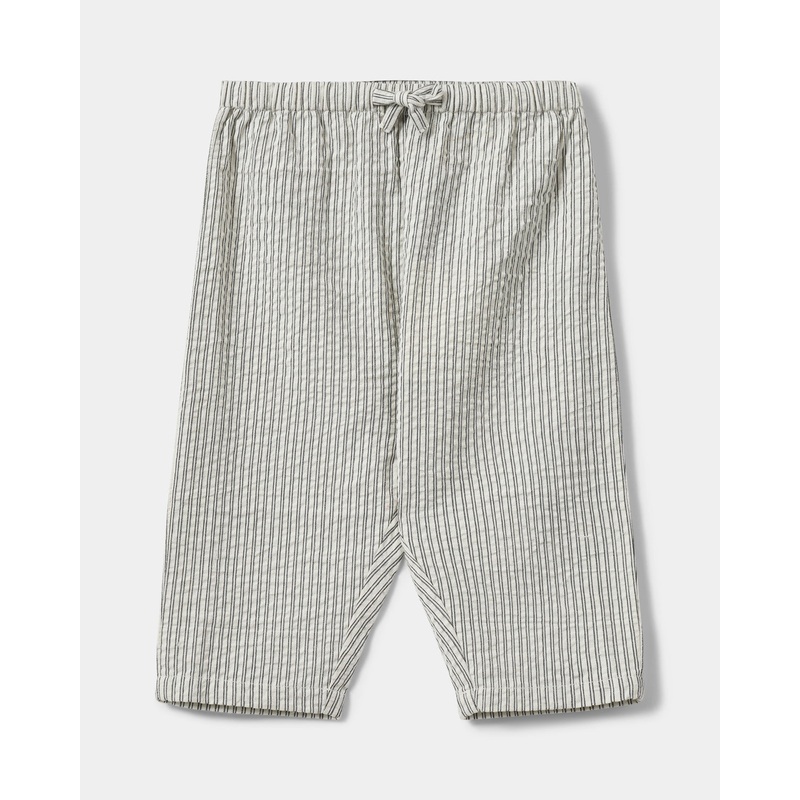 PALLESB TROUSERS – White Black striped