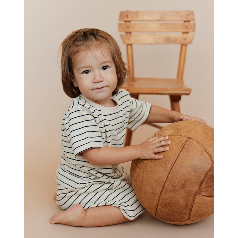 THEISSB T-SHIRT – Antique White w Blue