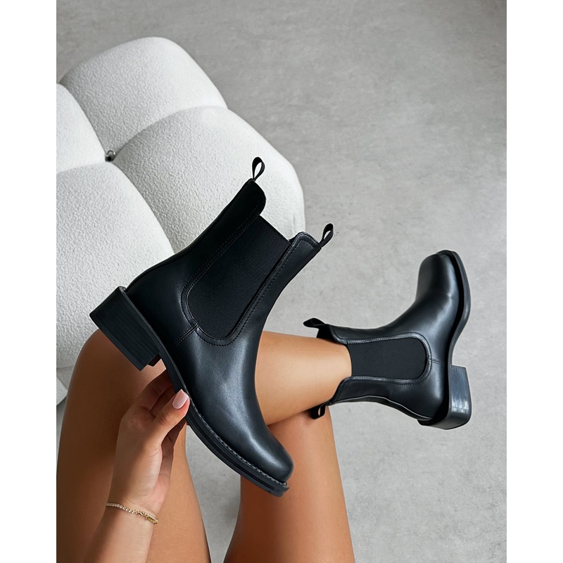 Walter Black Flat Ankle Boots-UK 3 – EU 36 – US 5 & UK 4 – EU 37 – US 6 & UK 5 – EU 38 – US 7 & UK 6 – EU 39 – US 8 & UK 7 – EU 40 – US 9 & UK 8 – EU 41 – US 10 & UK 9 – EU 42 – US 11