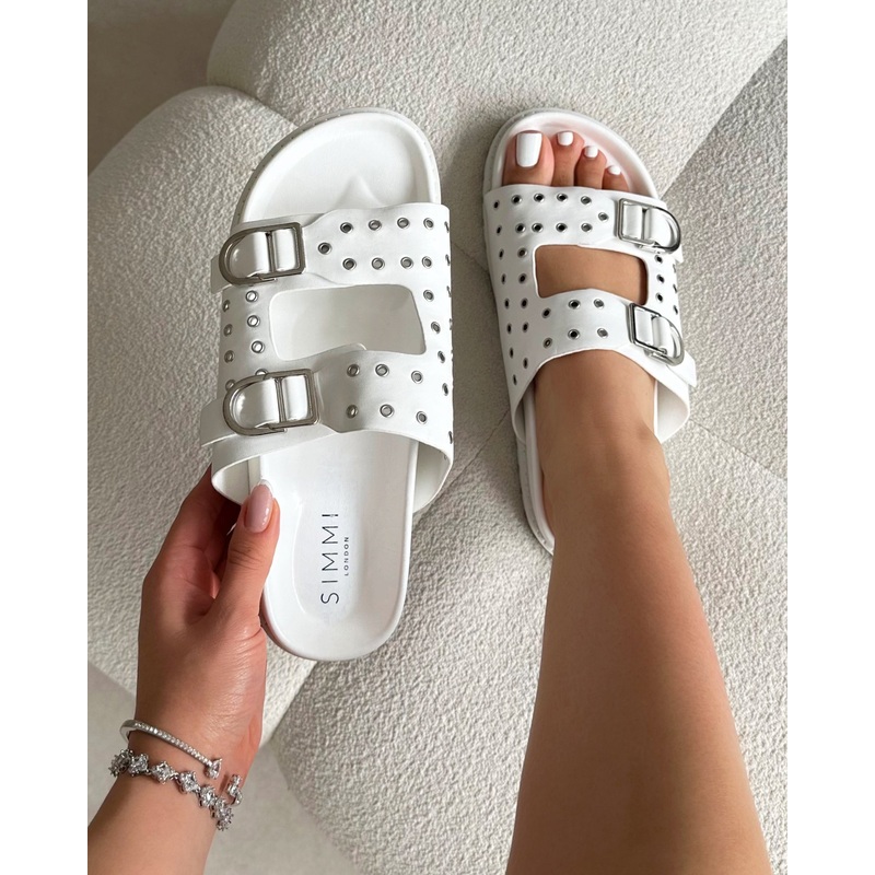 Tabi White Slider Sandals-UK 3 – EU 36 – US 5 & UK 4 – EU 37 – US 6 & UK 5 – EU 38 – US 7 & UK 6 – EU 39 – US 8 & UK 7 – EU 40 – US 9 & UK 8 – EU 41 – US 10 & UK 9 – EU 42 – US 11