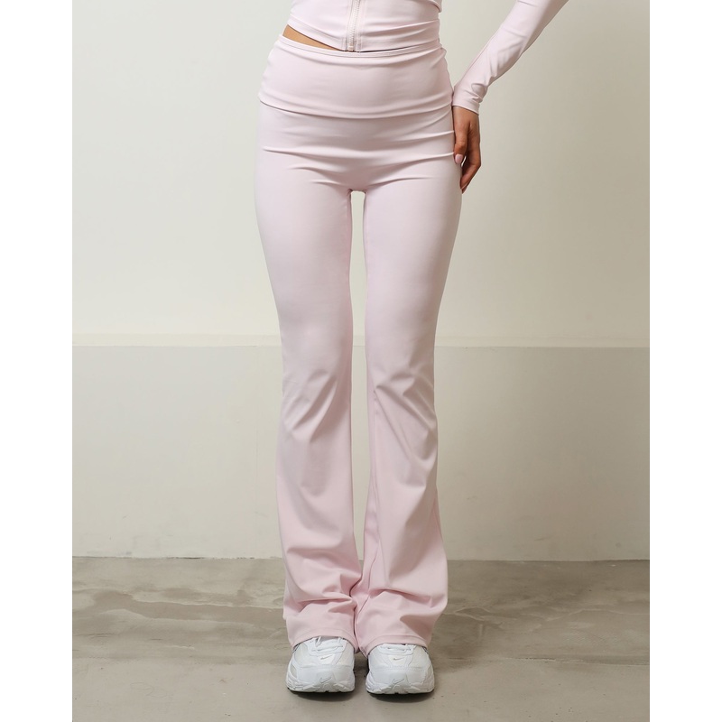 Sienna Pink Sculpt Flared Trousers