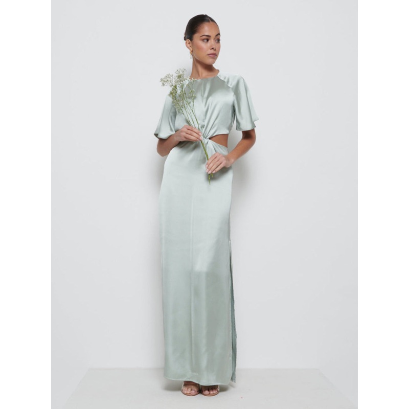 Zara Twist Knot Bridesmaid Dress – Sage