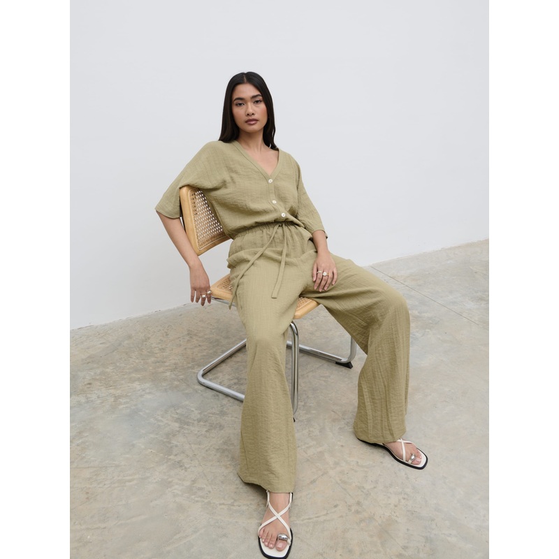 Carey Easywear Jumpsuit – Olive